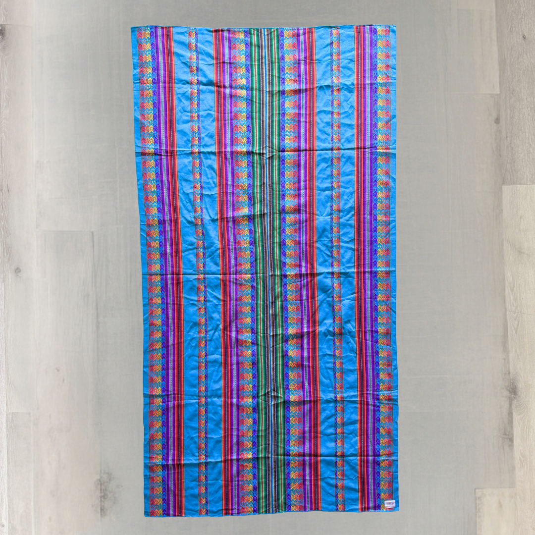 Light Blue Peruvian Blanket