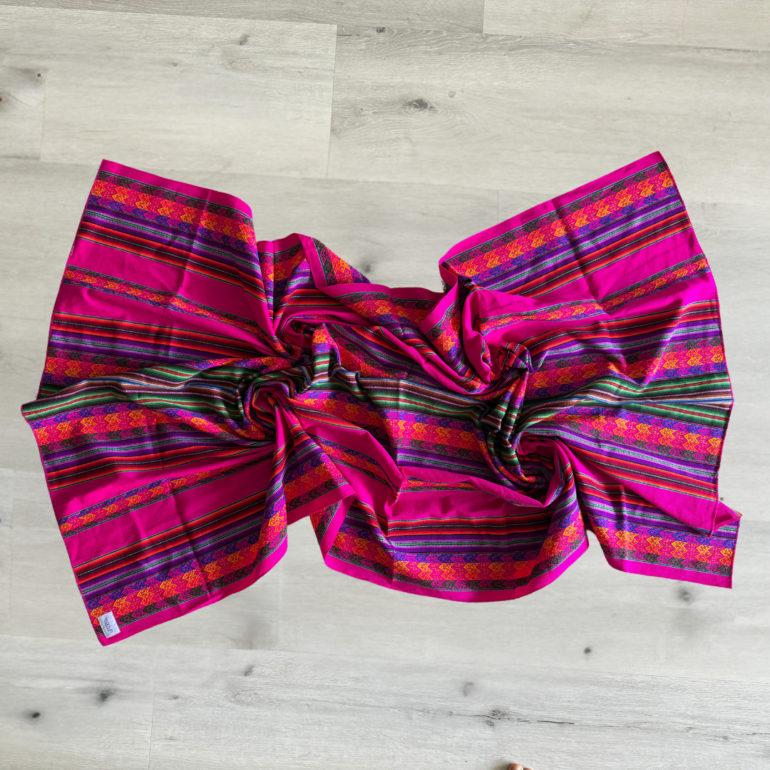 Pink Peruvian Blanket