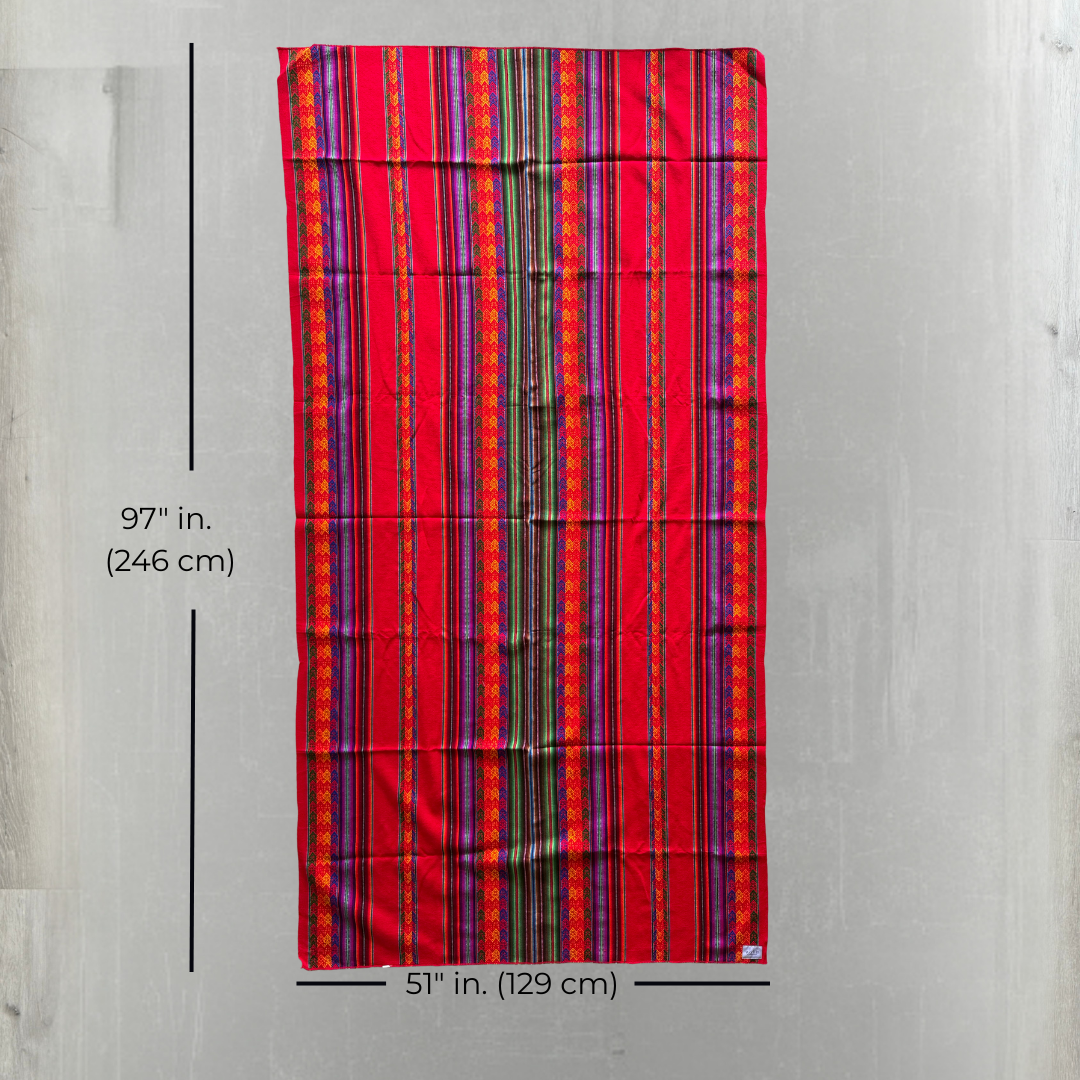 Red Peruvian Blanket
