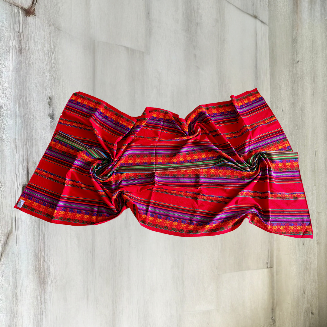 Red Peruvian Blanket