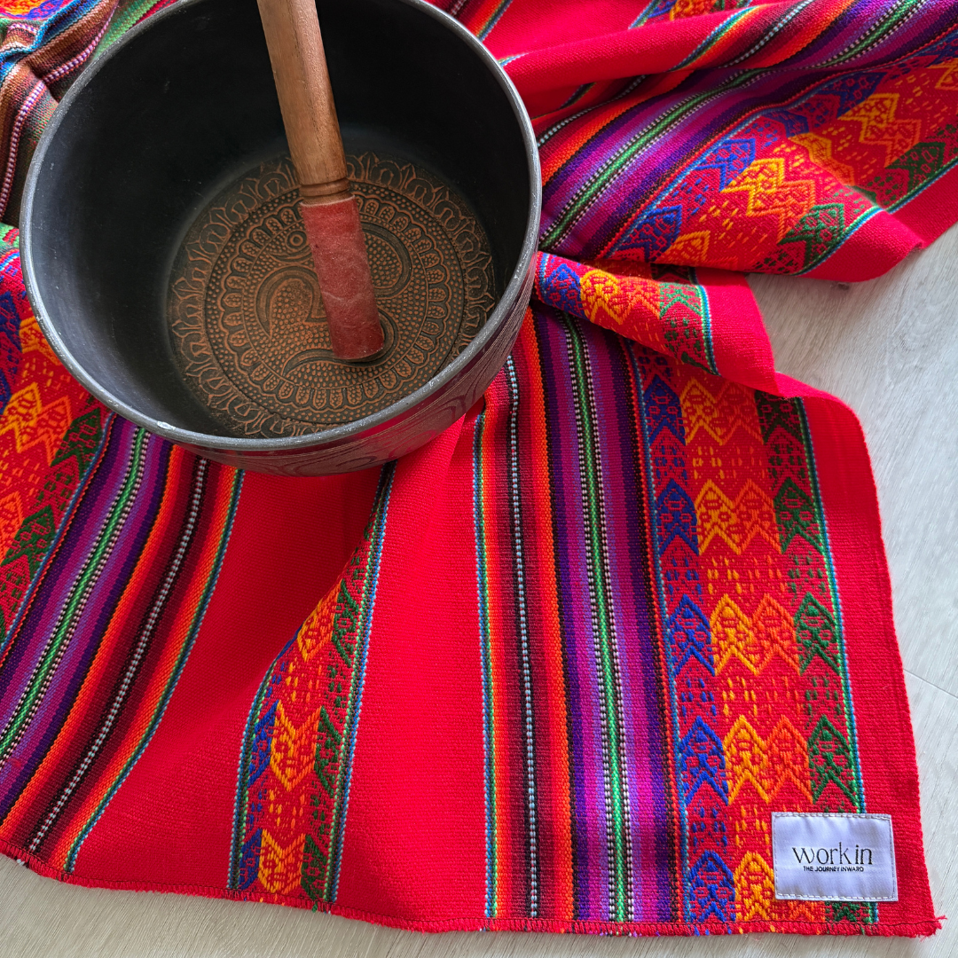 Red Peruvian Blanket