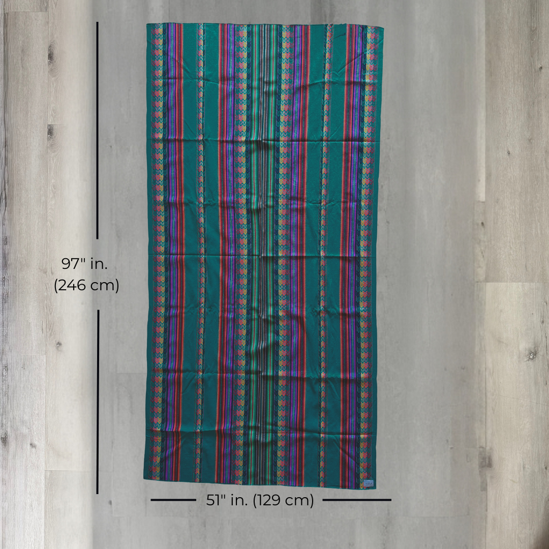 Teal Peruvian Blanket