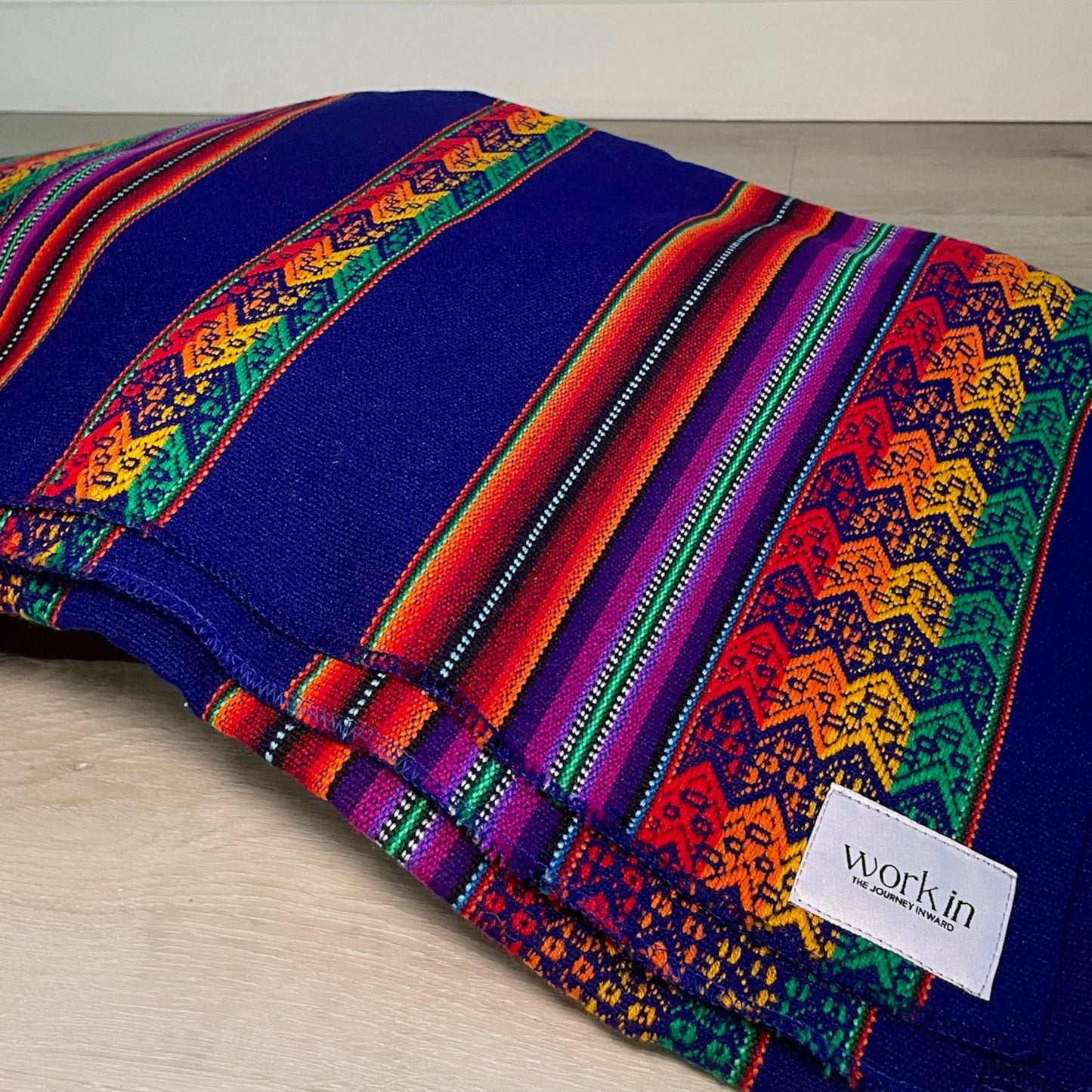 NEW - Indigo Peruvian Blanket