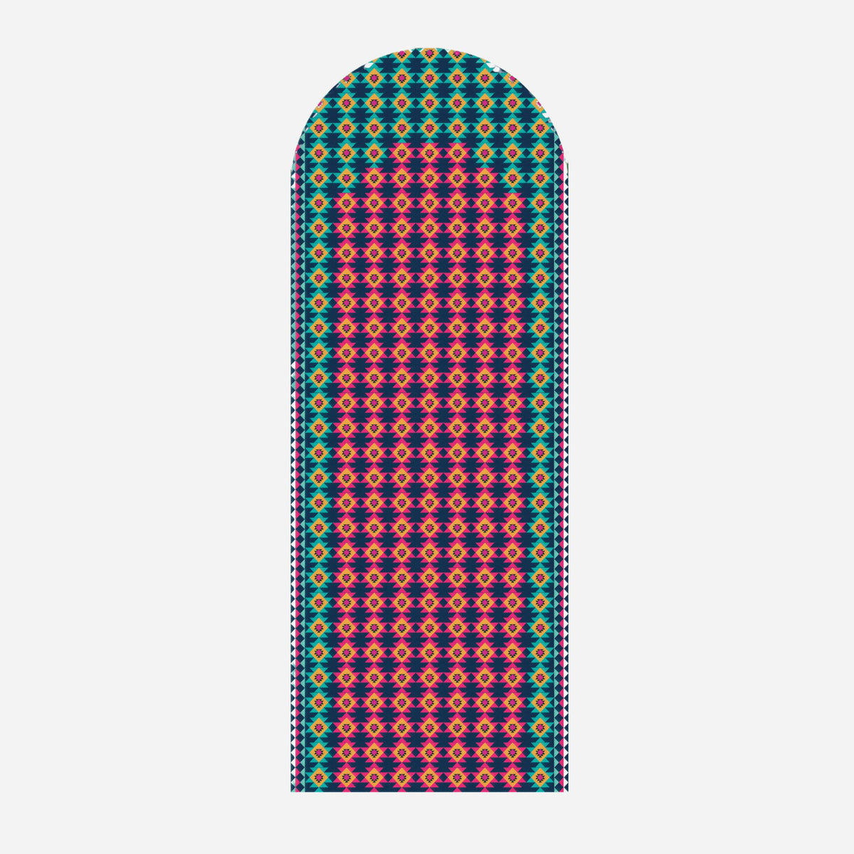 Ayahuasca suede yoga mat by Work In, inspired by Peruvian ancestral patterns