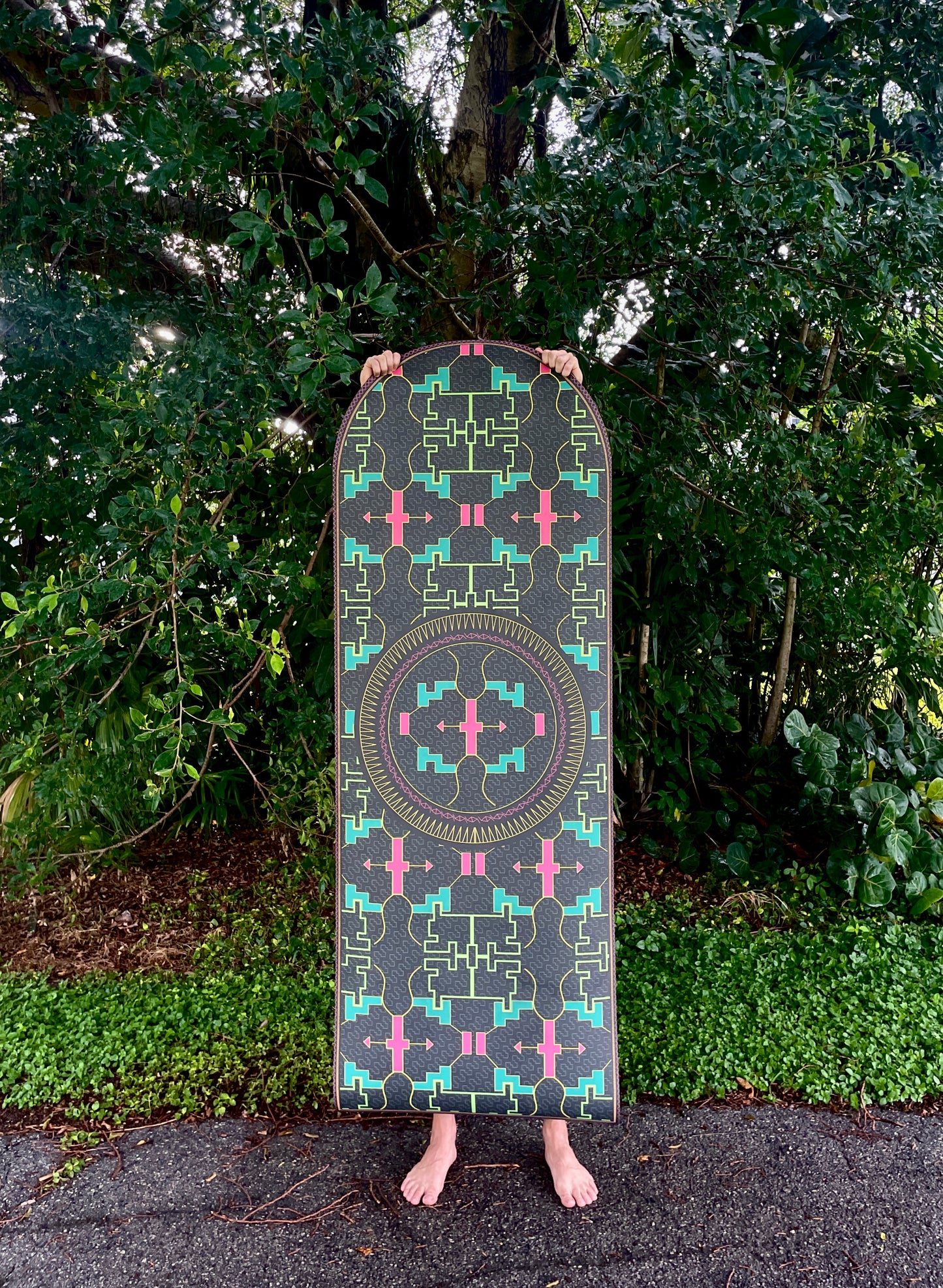 Eco-friendly yoga mat
Non-slip yoga mat
Peruvian-inspired yoga mat
Extra-long yoga mat
Suede surface yoga mat
Yoga mat with natural rubber
PVC-free yoga mat
Yoga mat with tribal design
Luxury yoga mat
Handcrafted yoga mat