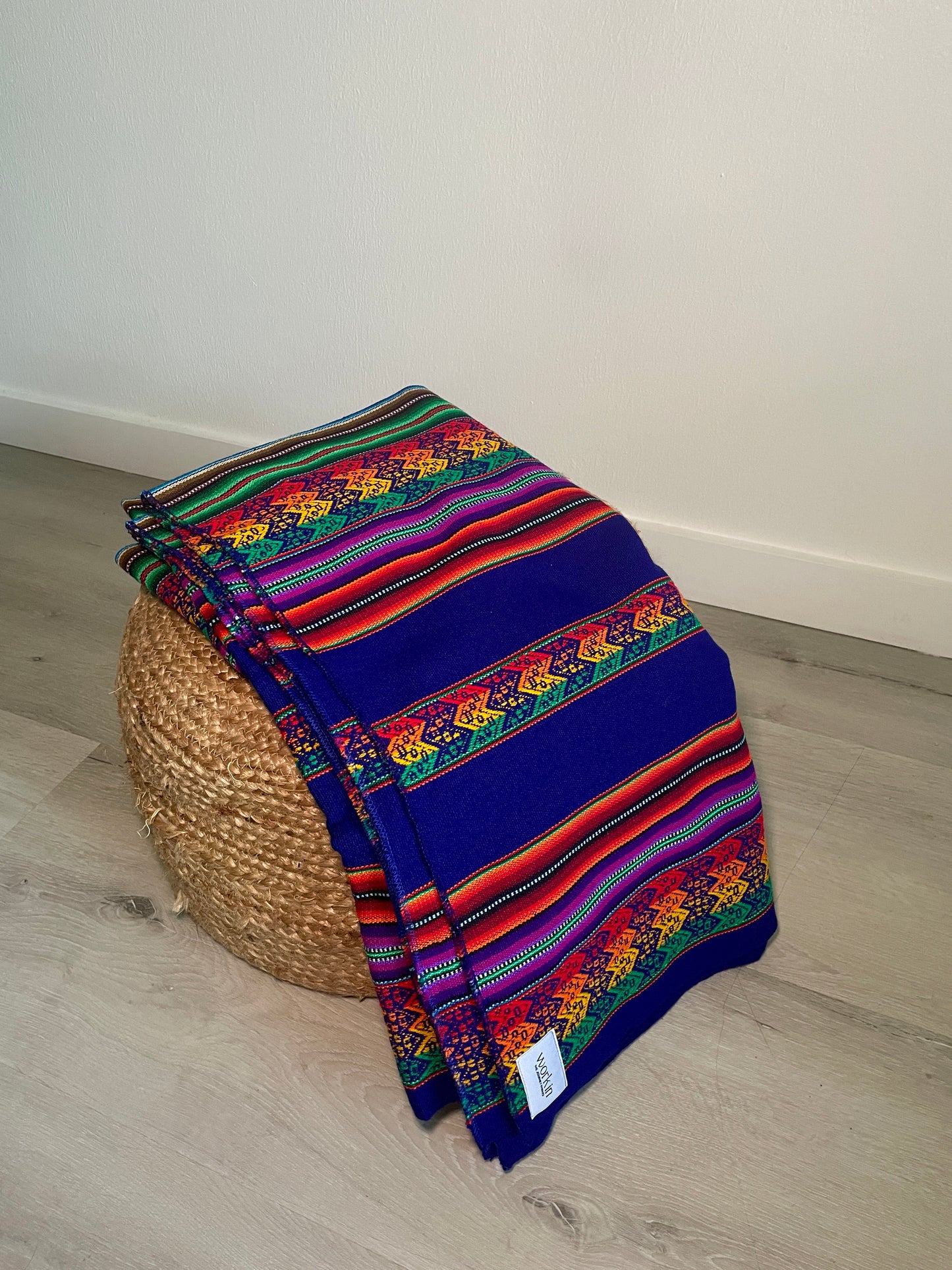 NEW - Indigo Peruvian Blanket