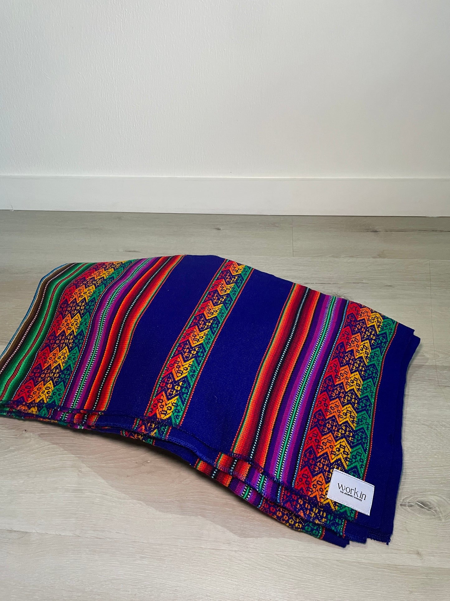 NEW - Indigo Peruvian Blanket