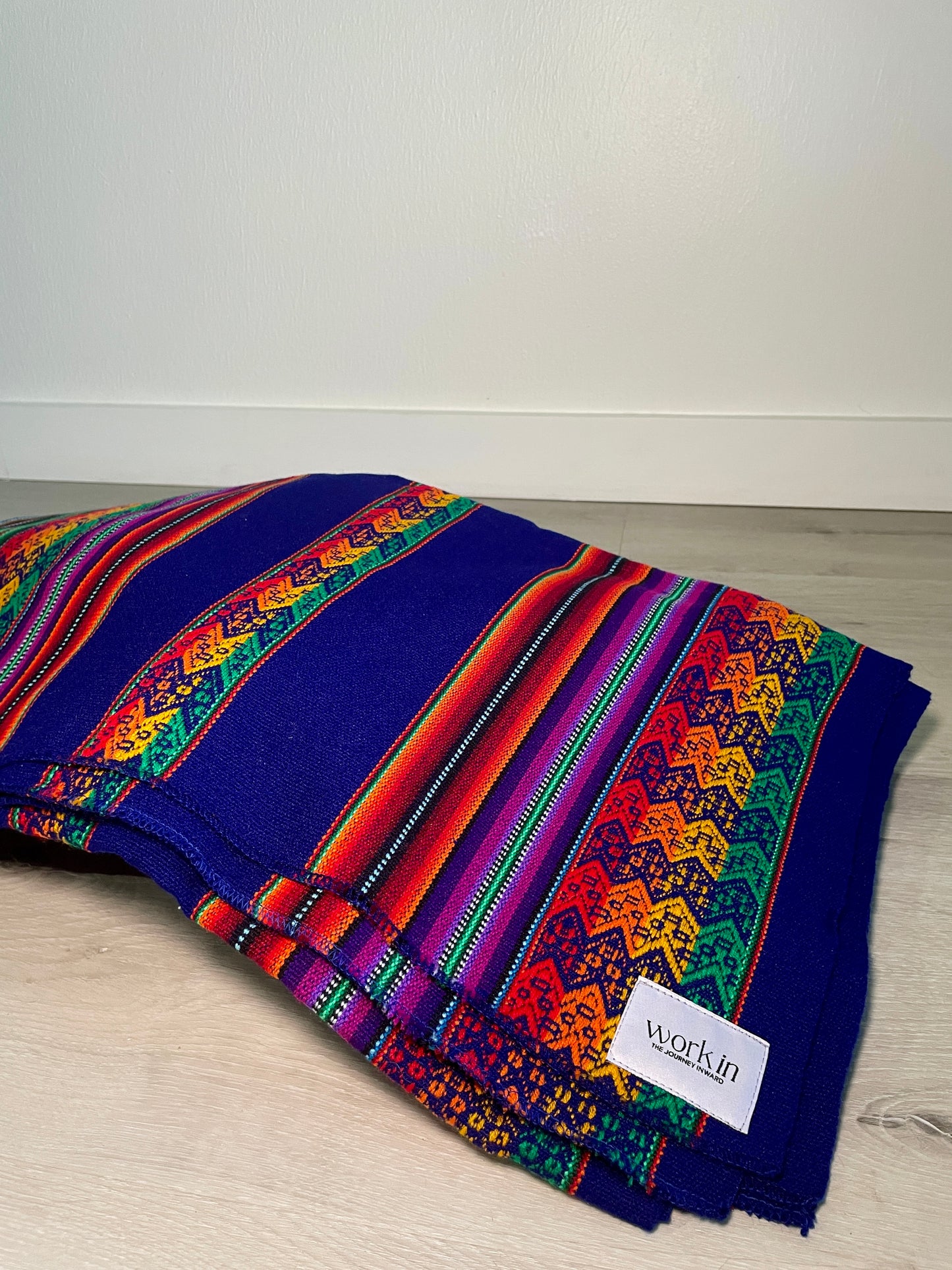 NEW - Indigo Peruvian Blanket